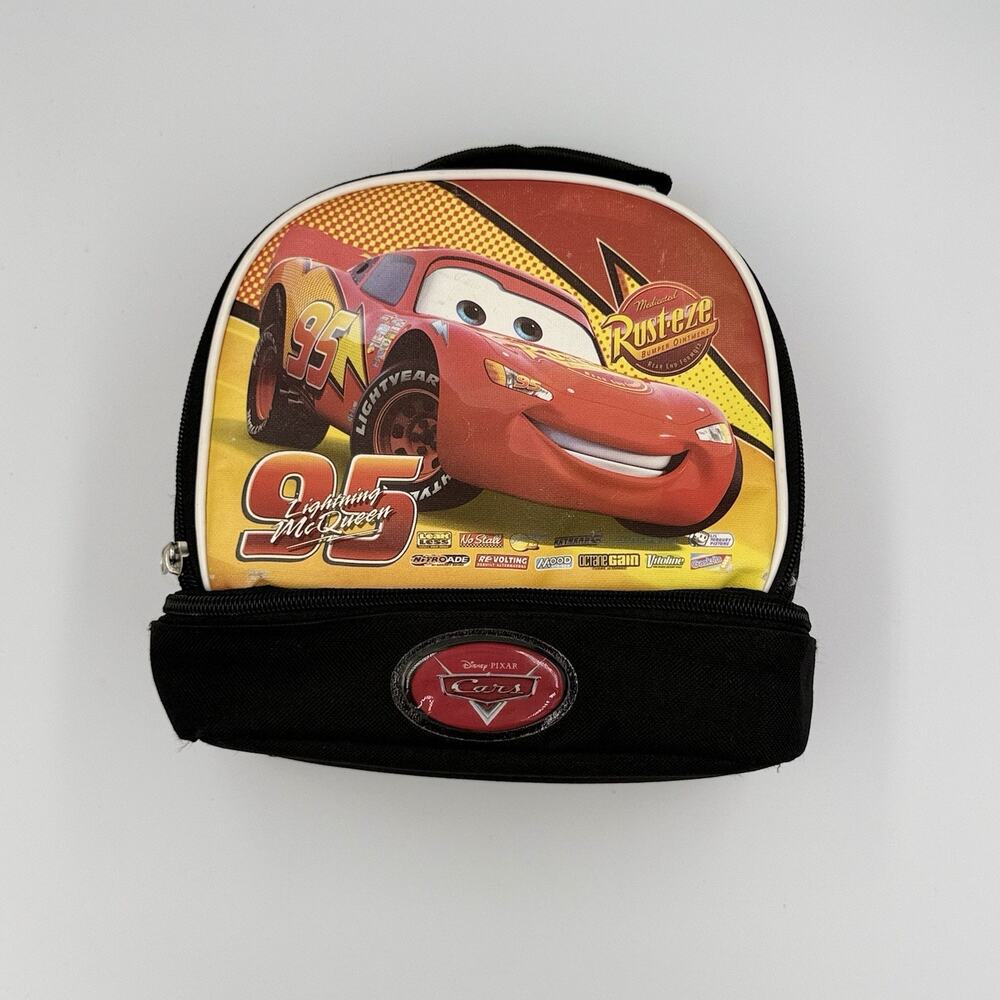 Disney Pixar Cars Lightning McQueen 95 Rust-eze Insulated Lunch Box Bag